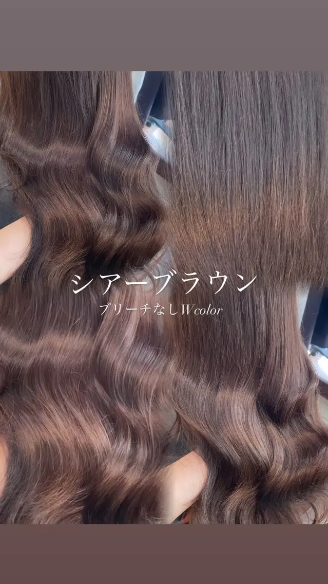 カラー 💗ROSEL／ KUREA💗のヘアスタイル