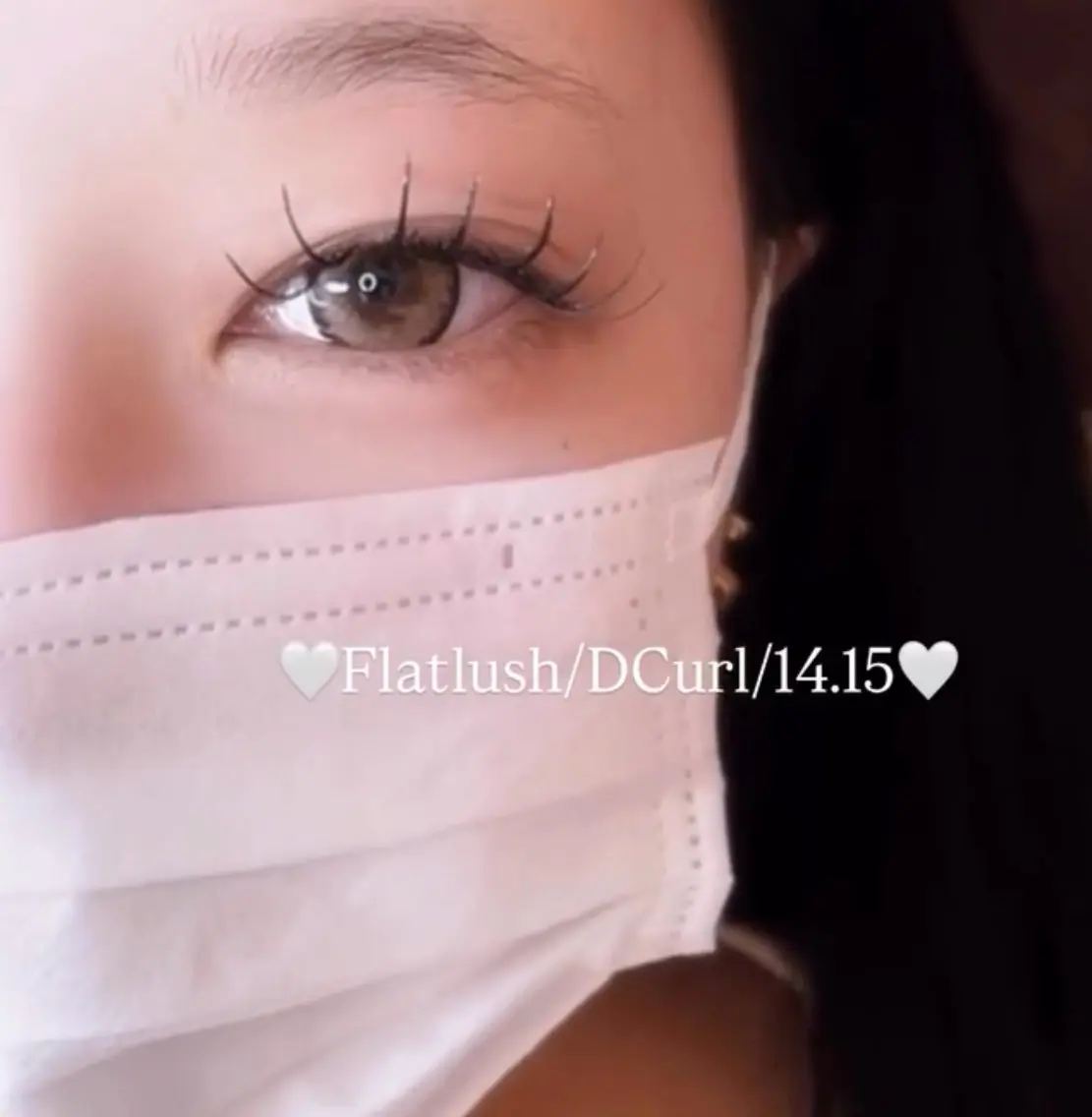 マツエク120本の写真