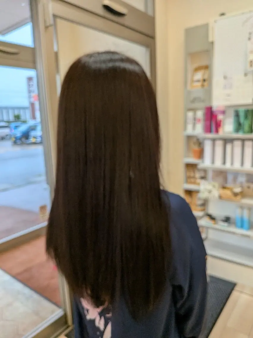 ロング 髪質改善 深田 和瑛のヘアスタイル