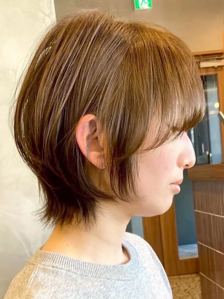 カラー ヘアカラー トリートメント ルキヤ/ elima横浜西口のヘアスタイル