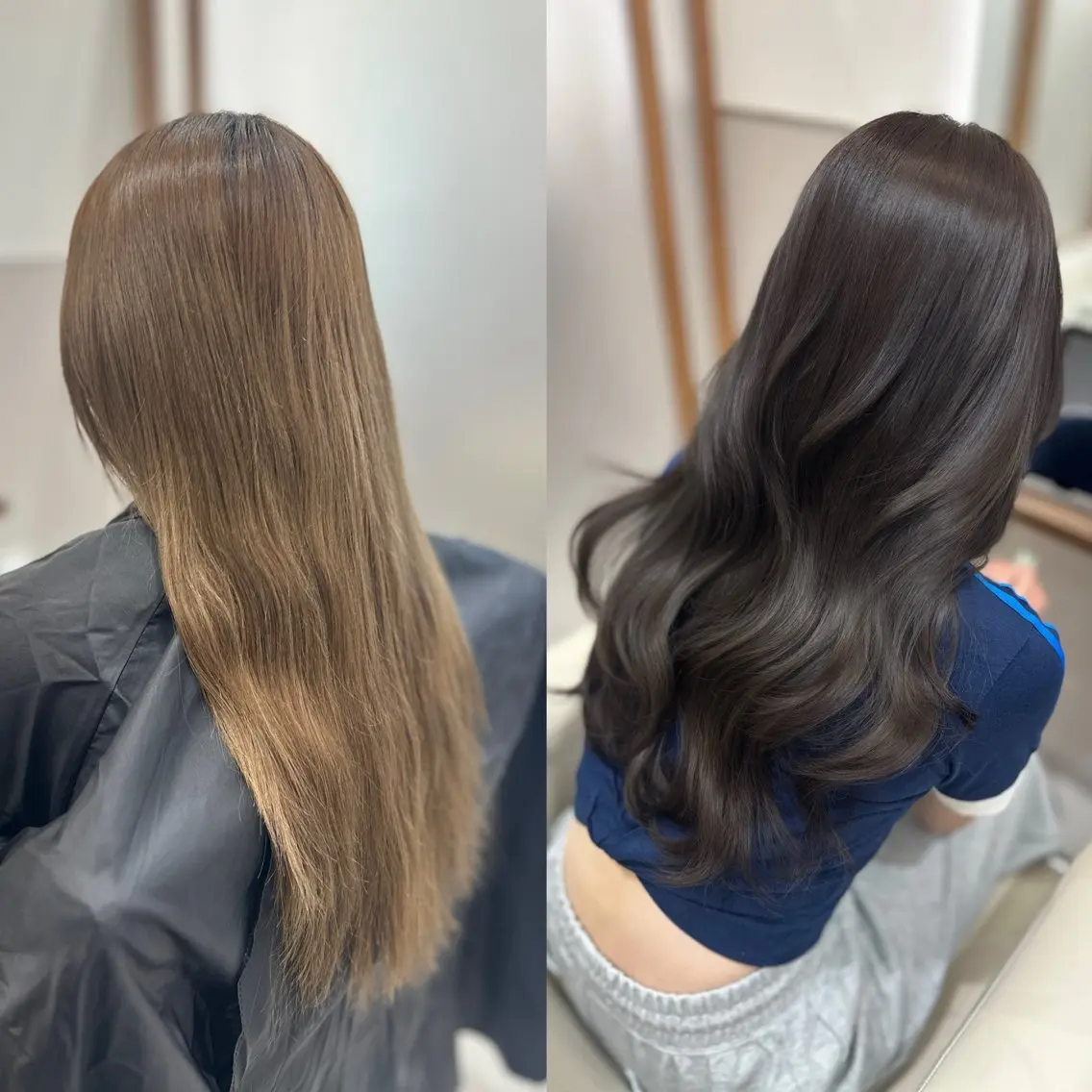 ロング カット ヘアカラー トリートメント 山口紗季 ロング‪ 大人カラー🌻南船橋のヘアスタイル