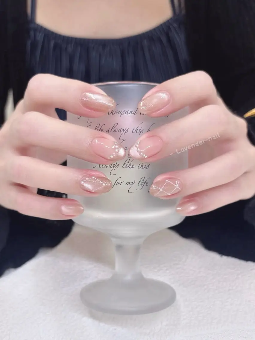 ネイル ハンドネイル Lavender nail·中島公園のネイルデザイン