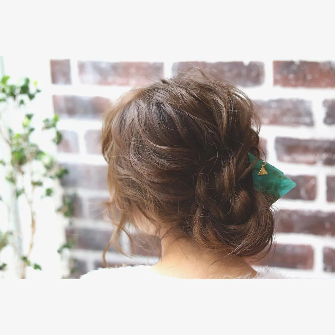 セミロング ヘアアレンジ ヘアセット 木下大地 HAIR Oneのヘアスタイル