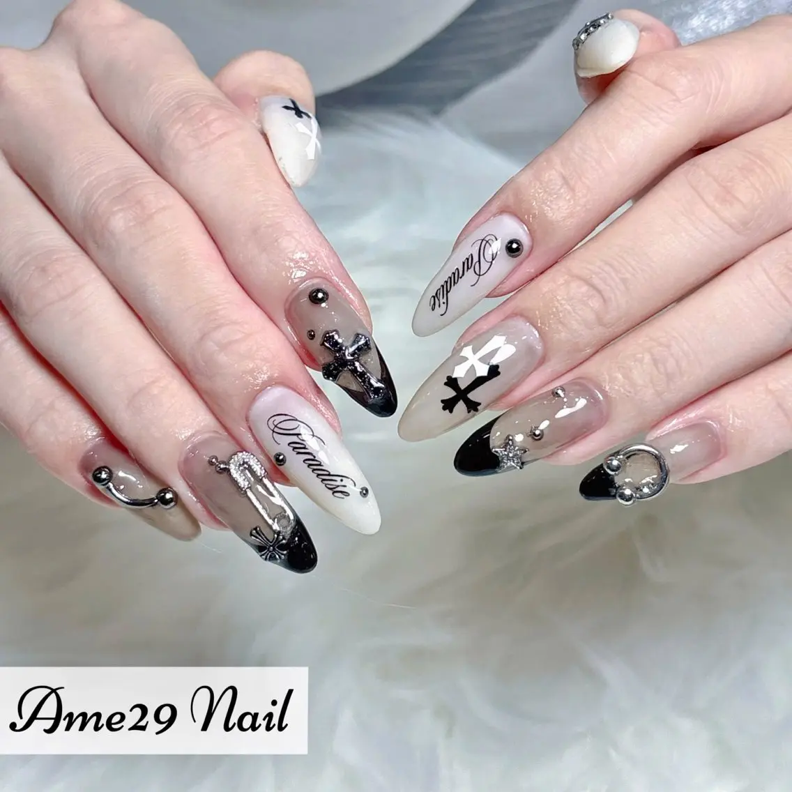 ネイル アートネイル スカルプネイル AME29 Nail ネイルサロンのネイルデザイン
