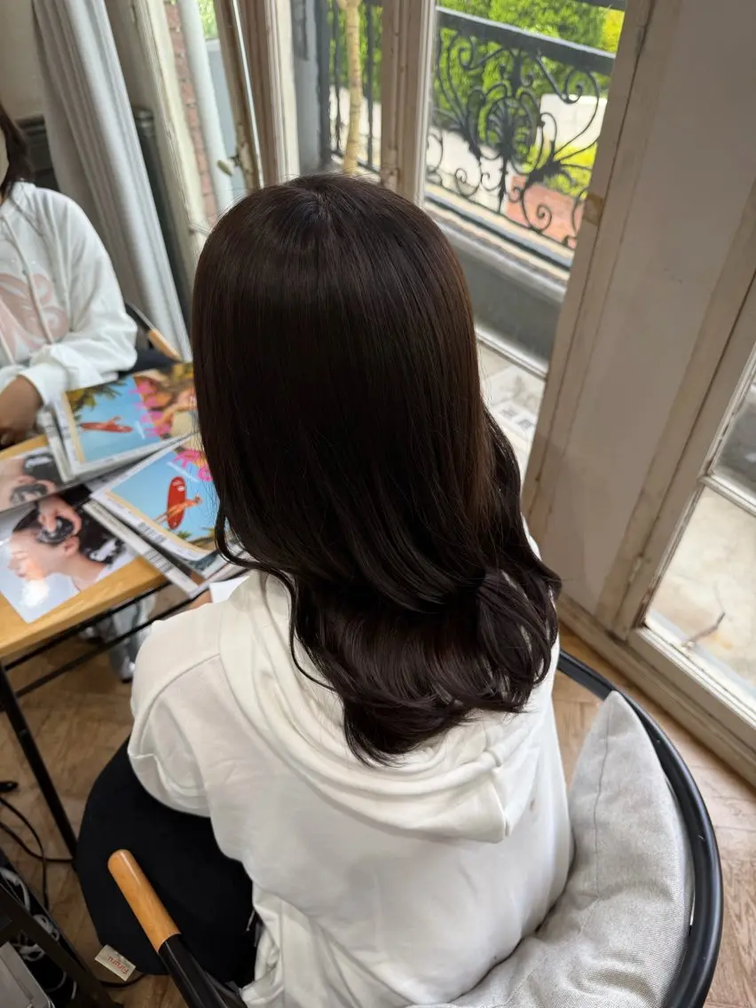 ロング 韓国風¦透明感カラー 🤍¦mioのヘアスタイル