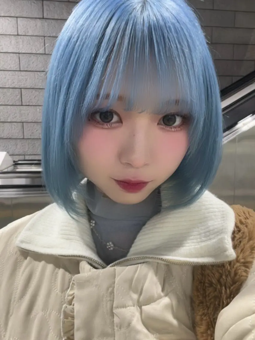ミディアム カラー カット ヘアカラー ハイトーン特化💍 NØRN💍韓国のヘアスタイル