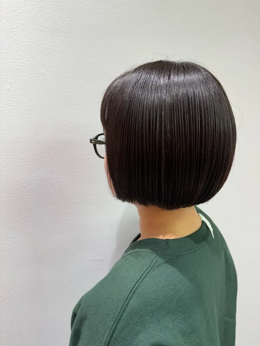 ショート ボブ カット ヘアカラー トリートメント 🟠soLo🟠染谷 駿介🟠髪質改善🟠のヘアスタイル