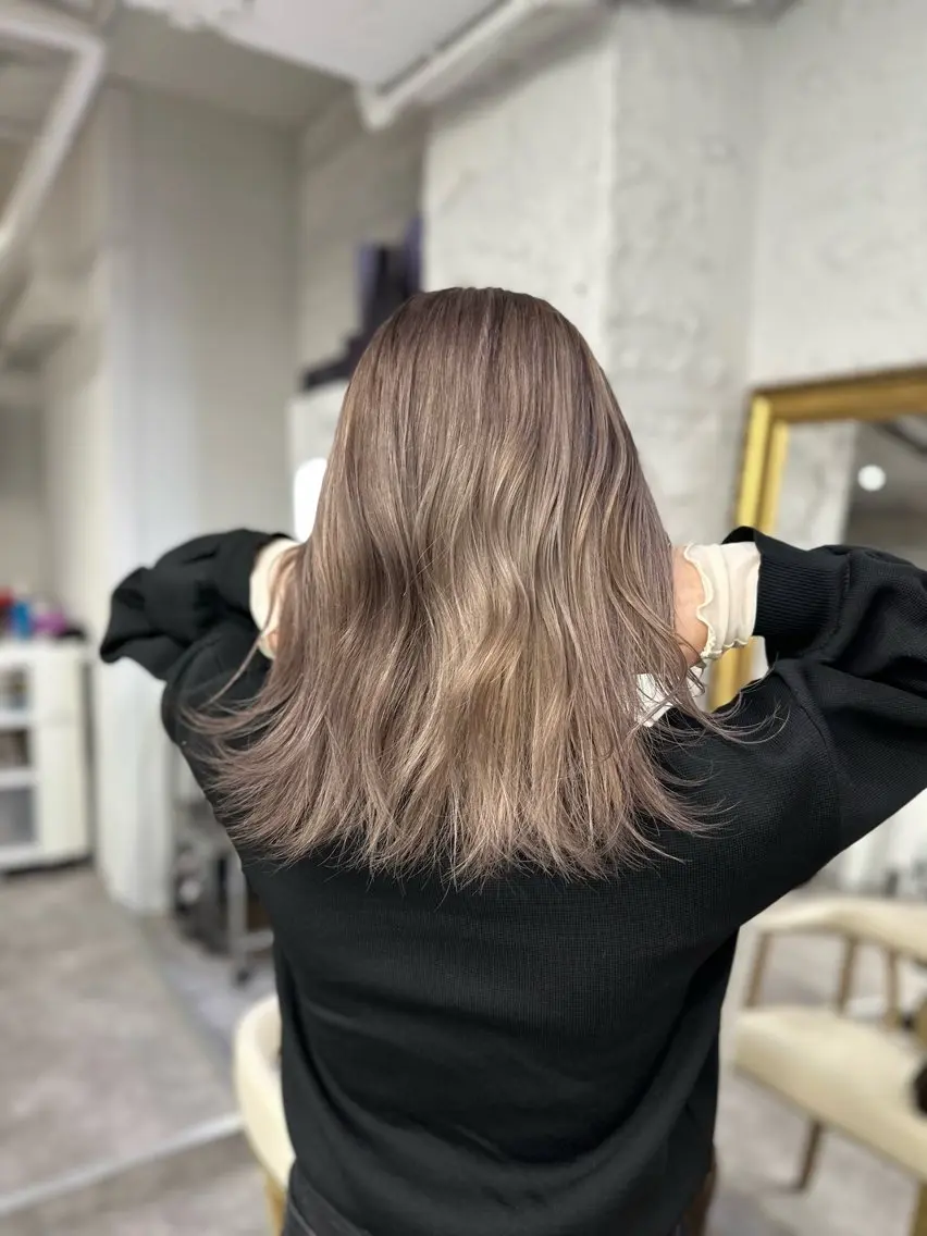 ミディアム カラー ヘアアレンジ 久米 治仁のヘアスタイル