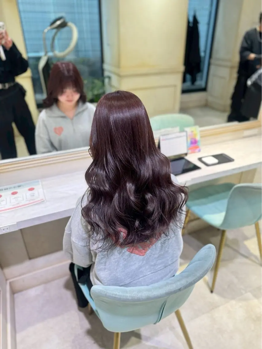 カラー ヘアカラー トリートメント 透明感ツヤカラー/ ゆうな💙のヘアスタイル