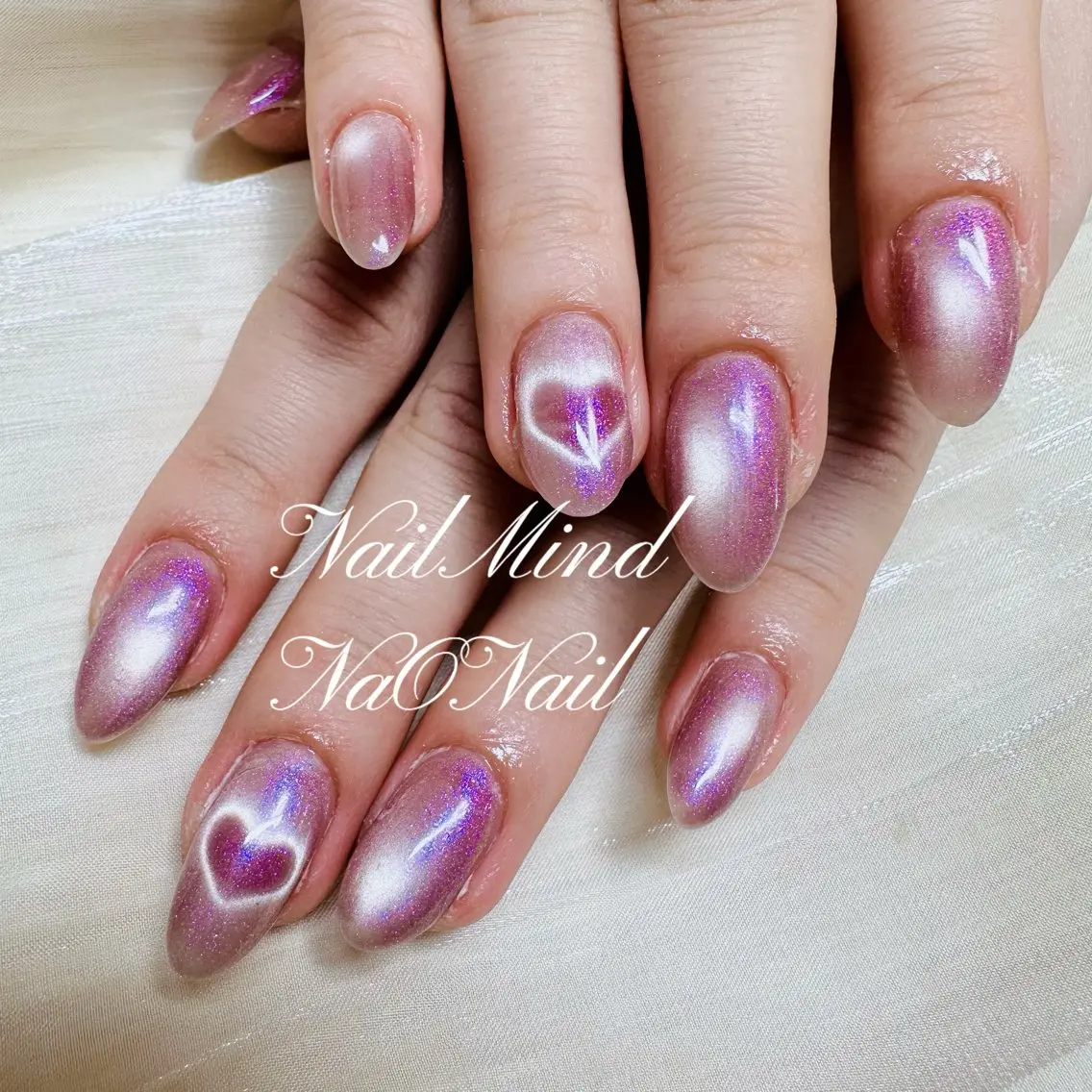 ネイル オーロラネイル マグネットネイル ハンドネイル NailMind Tokyoのネイルデザイン