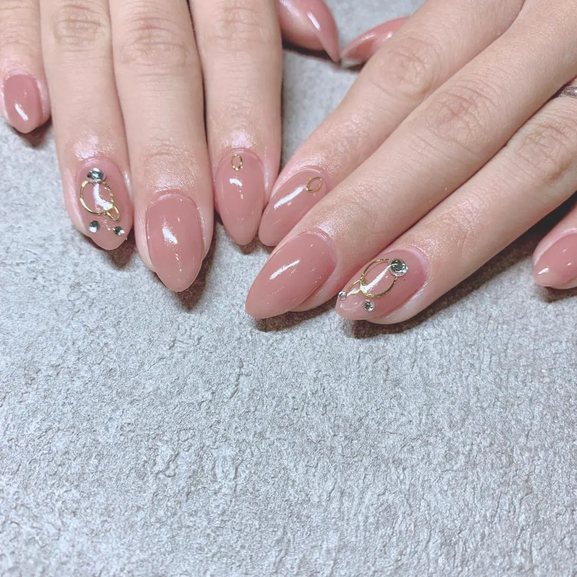 カラー ネイル ハンドネイル Cozy_ ilumのネイルデザイン