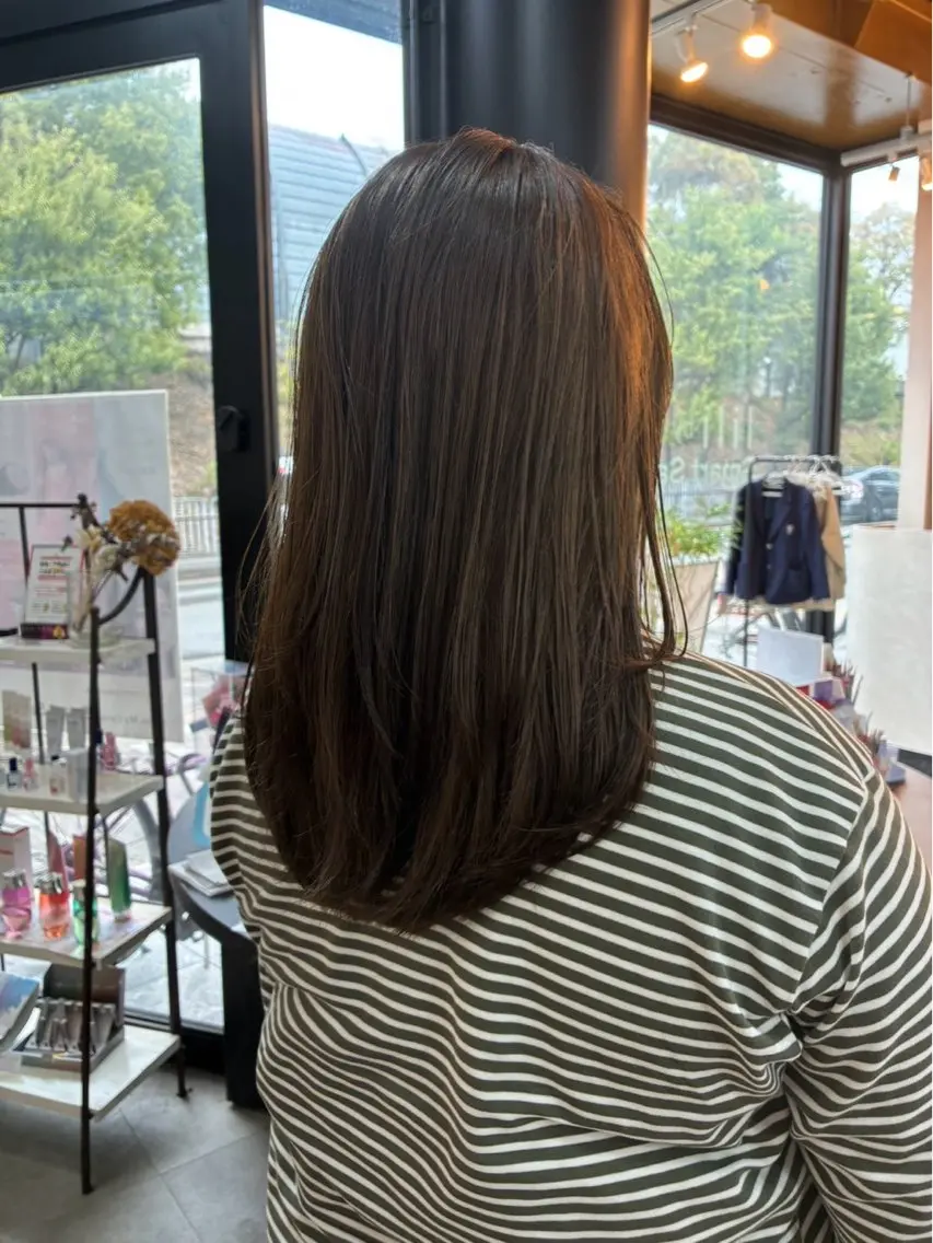 白髪染め(グレーカラー)モデル⚠️17時​〜​⚠️女性限定の写真