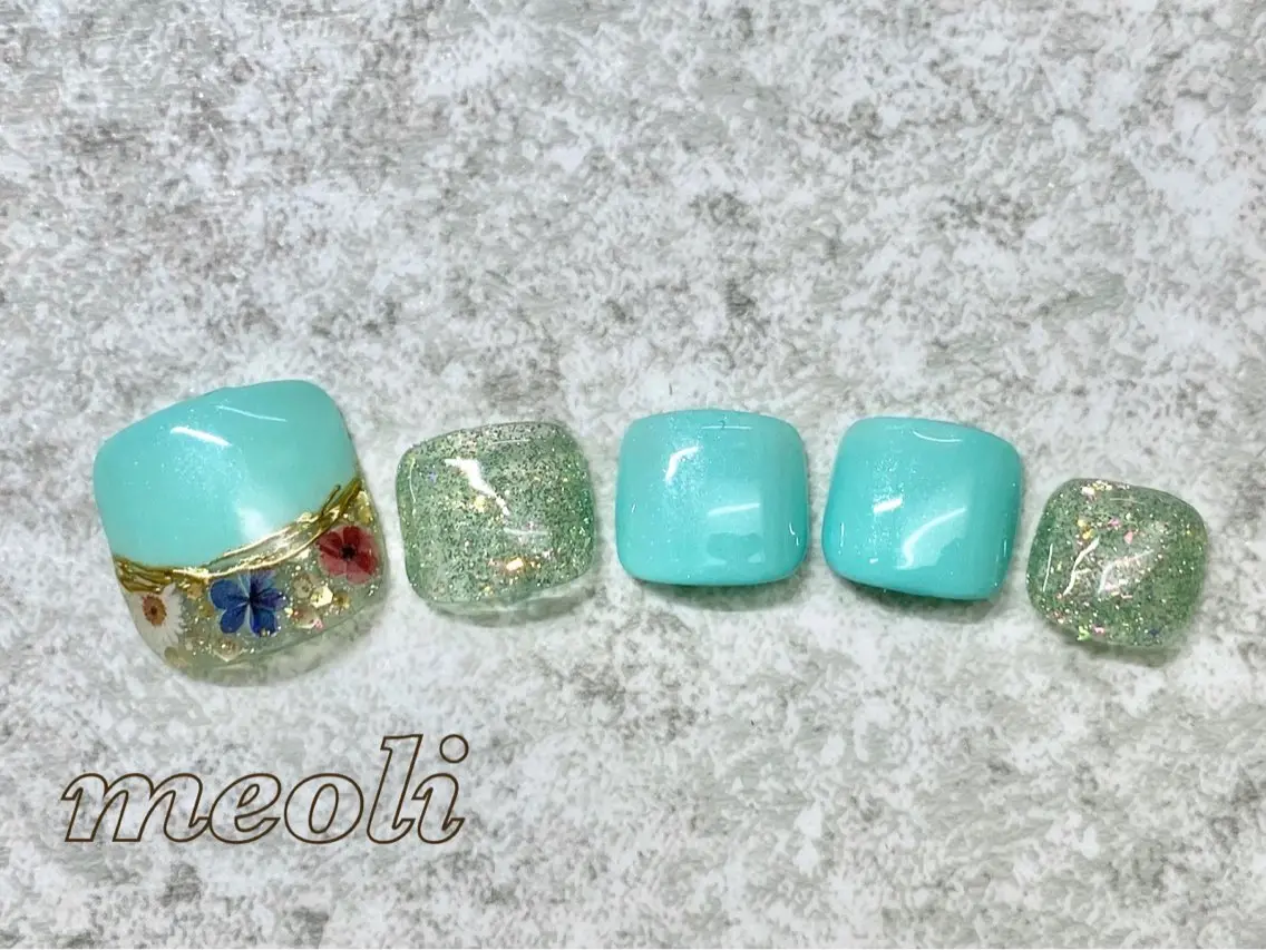 ネイル フットネイル nail salon meoli メグのネイルデザイン
