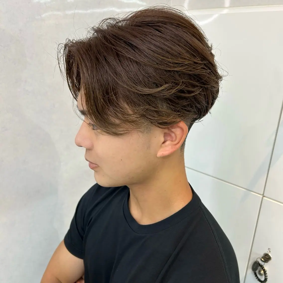 カラー メンズ ヘアカラー ALEAP owl Wakanaのヘアスタイル