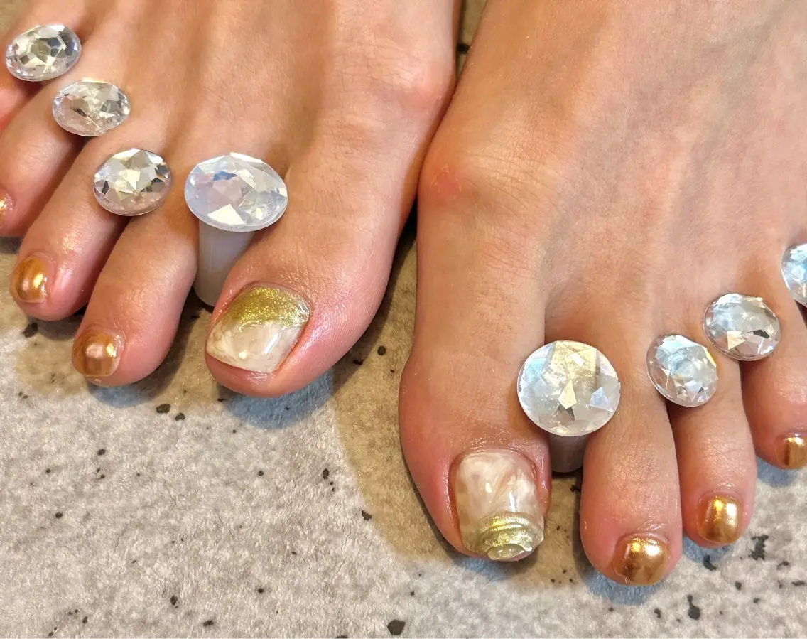ネイル フットネイル GéRanium Harukaのネイルデザイン