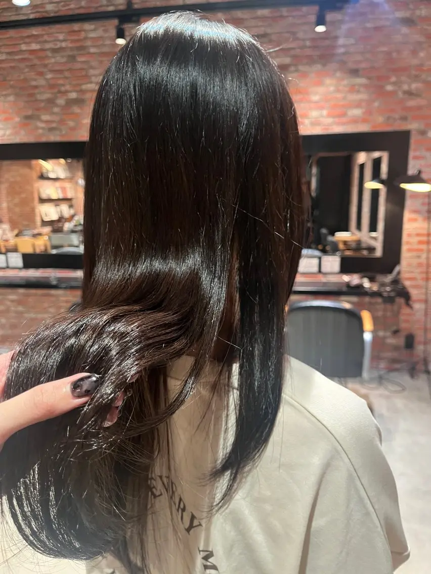 ロング カラー 田中 美月のヘアスタイル