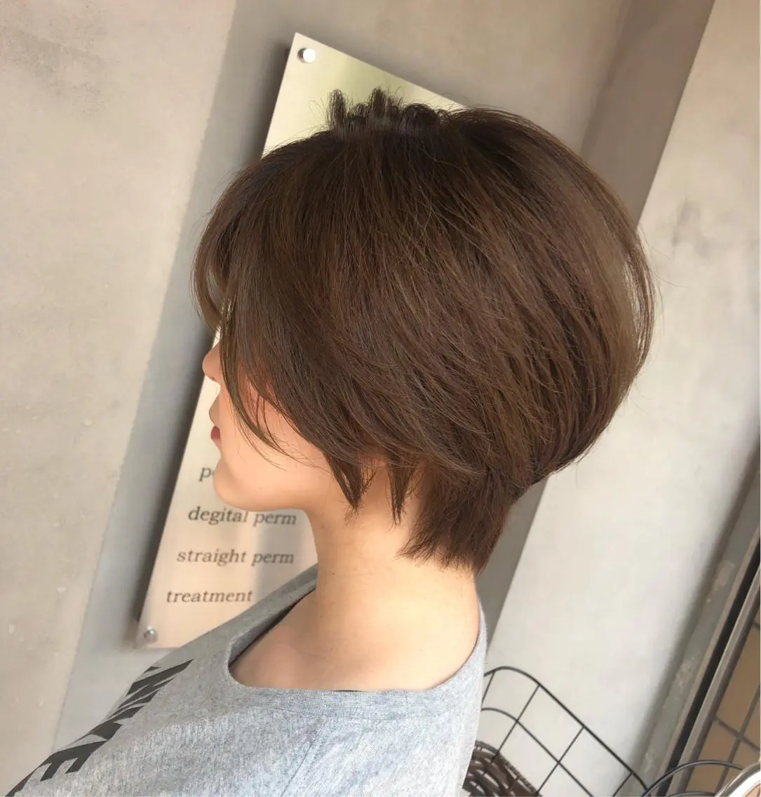 ショート カラー lafithhair ruu.南本庄のヘアスタイル