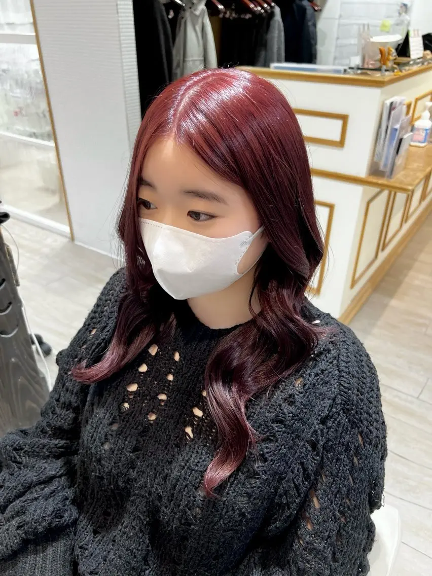 ロング カラー モデル募集 セイノチヒロのヘアスタイル