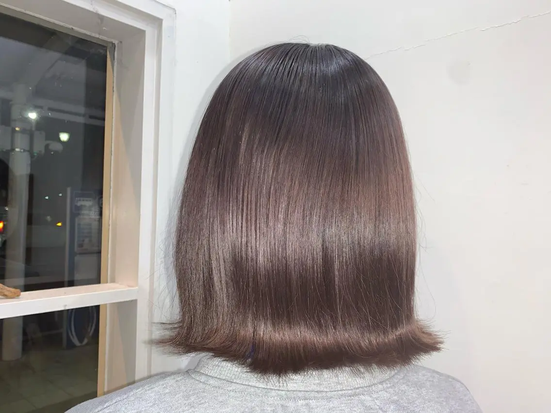 ミディアム カラー パーマ ヘアアレンジ メンズ キッズ ネイル マツエク・マツパ アイブロウ アッシュ アッシュグレー ヘアカラー トリートメント 🤍韓国風レイヤー/ 艶髪🤍鳥越美羽のヘアスタイル