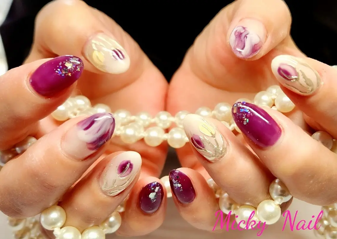 ネイル 春ネイル Micky nail chikushinoのその他イメージ