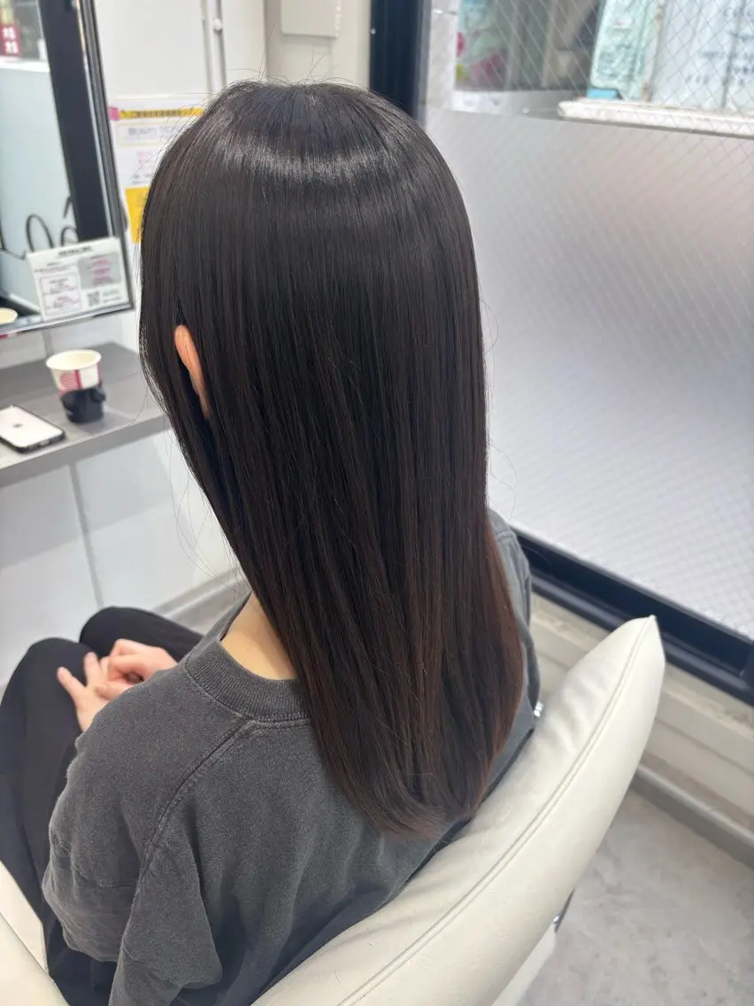 ロング カット 縮毛矯正 関山浩平ショート /ボブ/ヘアセットのヘアスタイル