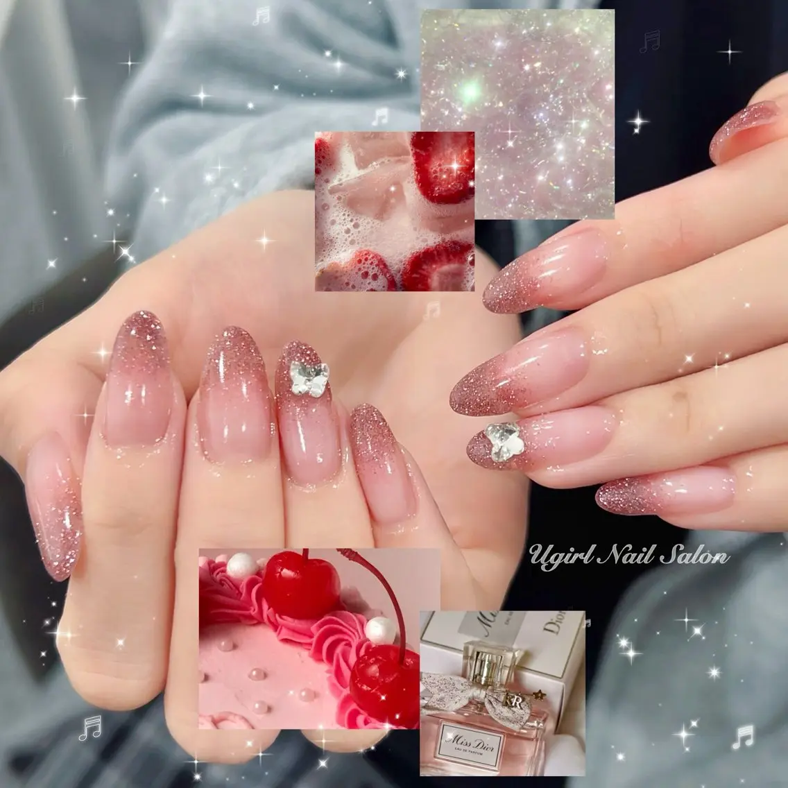 ネイル ハンドネイル 🪄mimi🎀 Midori🪽のネイルデザイン