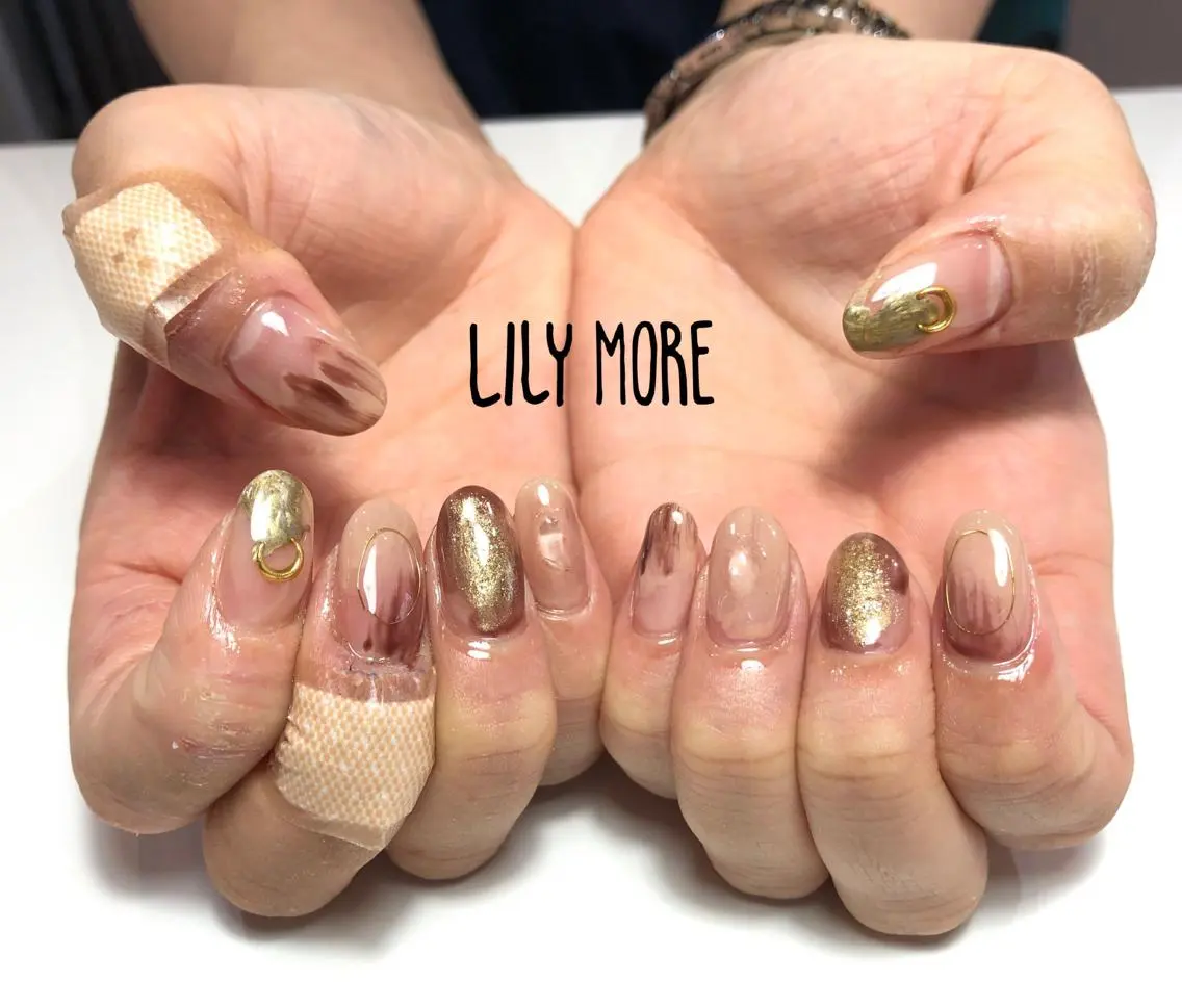 ネイル ニュアンスネイル Lily closetのネイルデザイン