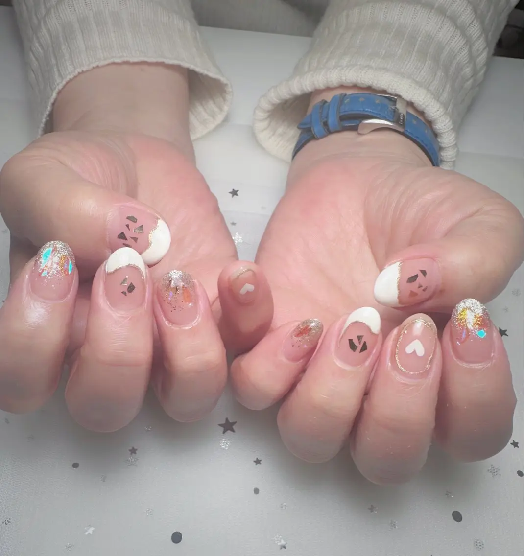 ネイル ハンドネイル 👍thumbs up nail👍のネイルデザイン
