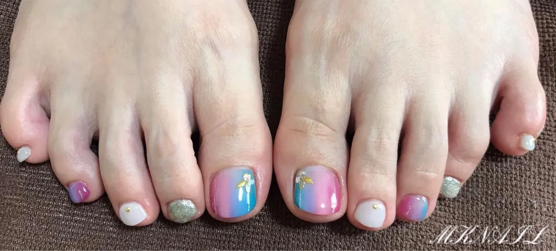 ネイル フットネイル MK NAILのネイルデザイン