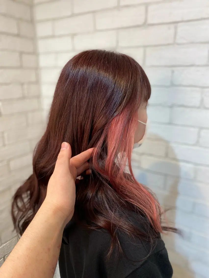 ロング カラー ヘアカラー ヨシダ フミノリのヘアスタイル