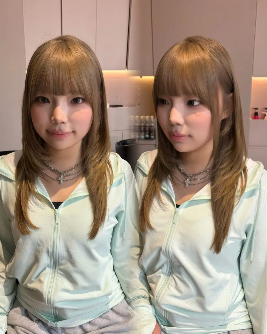 ロング カラー ヘアカラー トリートメント ヘッドスパ ヘアセット 似合わせボブ✨️ RIEのヘアスタイル