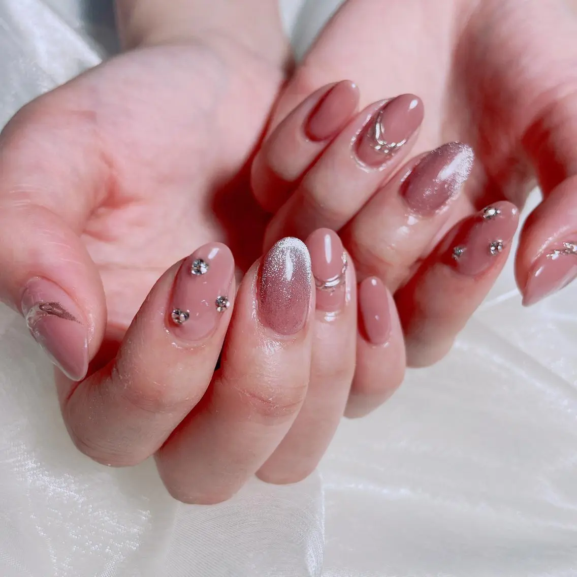 ネイル マグネットネイル ハンドネイル nailsalon REJOICEのネイルデザイン