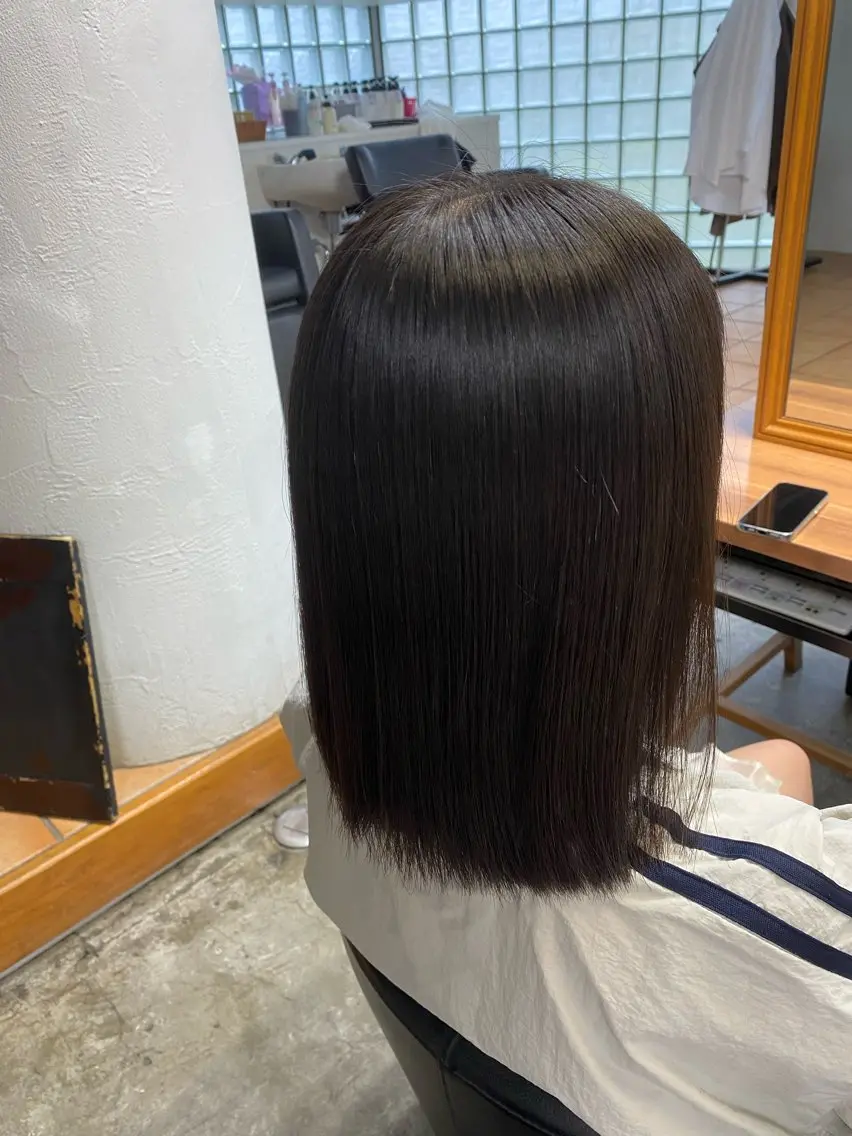 ストレートパーマの写真