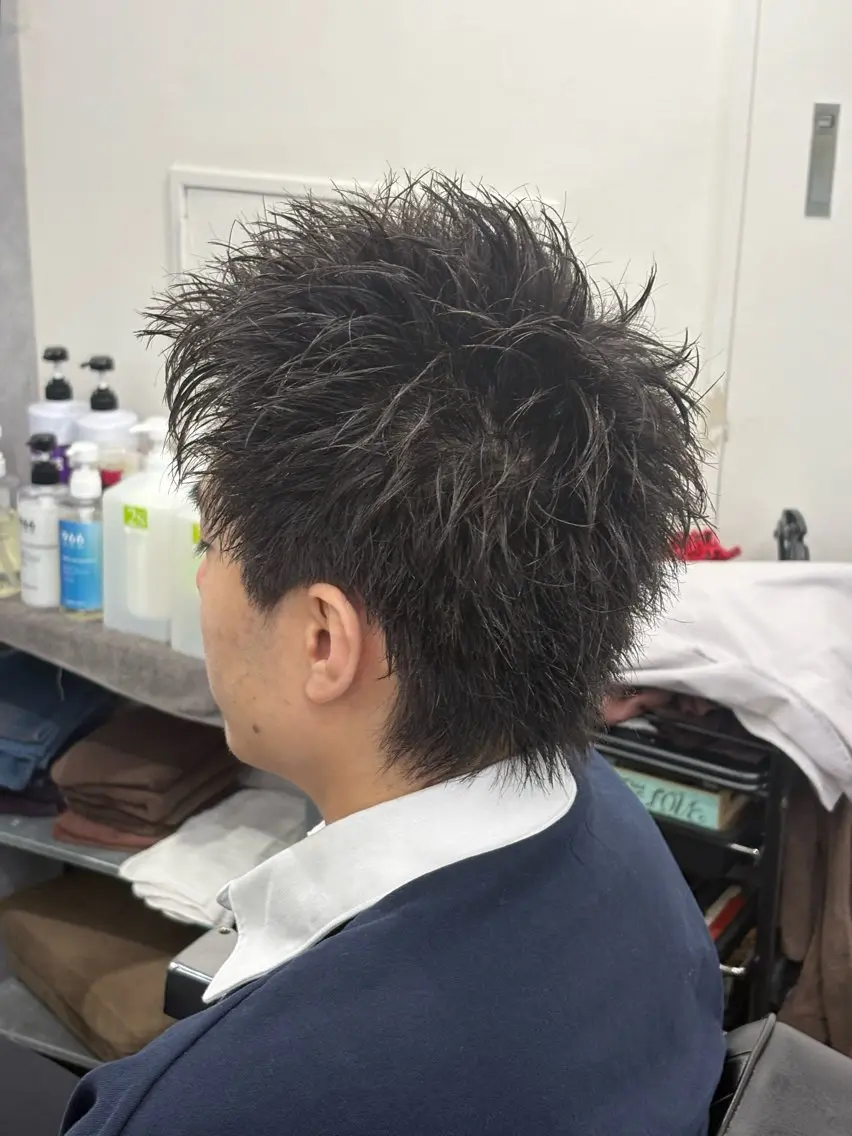ショート メンズ カット 本間 颯太のヘアスタイル