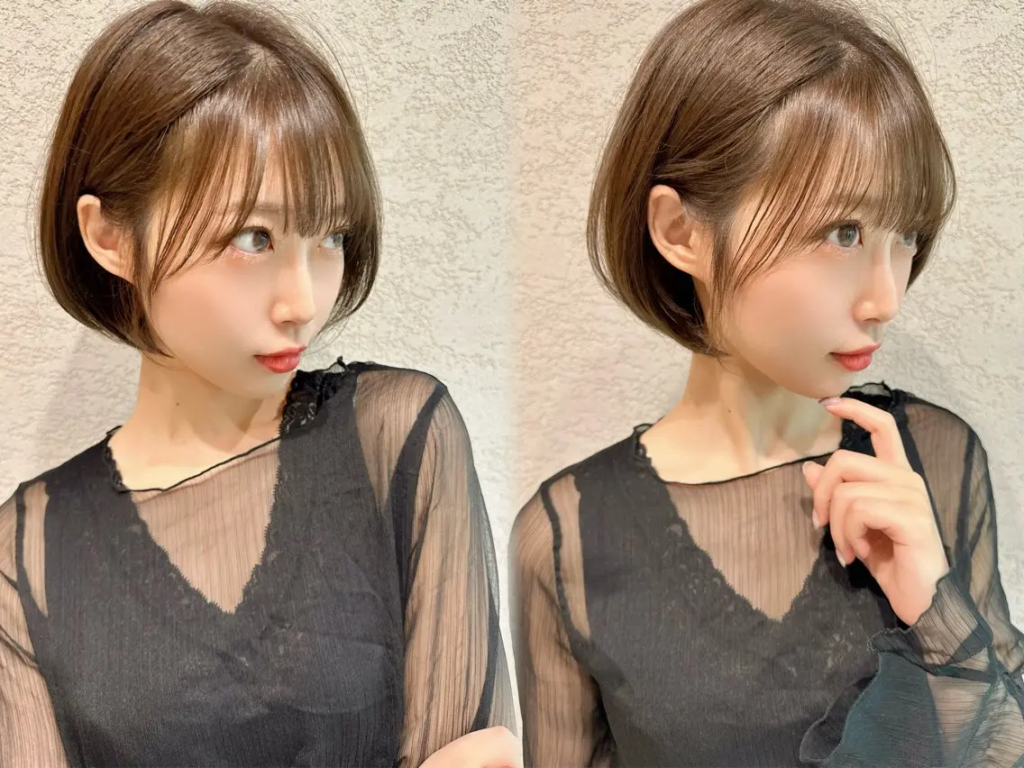 ショート カラー カット ヘアカラー トリートメント 縮毛矯正✨🫧 レイヤー川村利幸のヘアスタイル