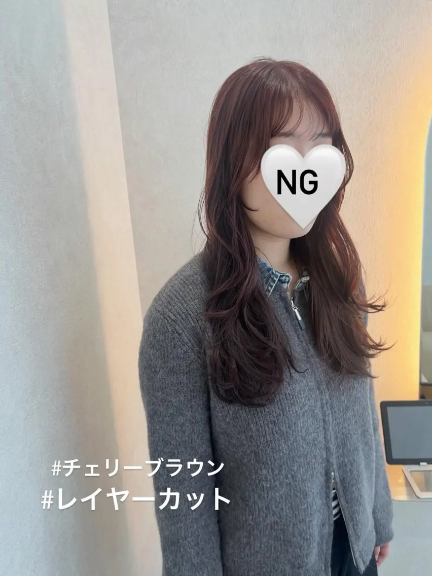 ロング レイヤーカット ✴︎ Sae ✴︎のヘアスタイル