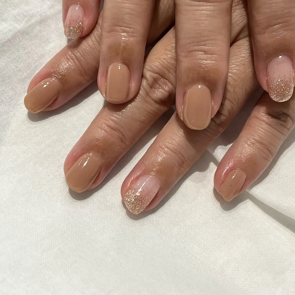ネイル ラメ(グリッター) ハンドネイル nail room Hotori.のネイルデザイン