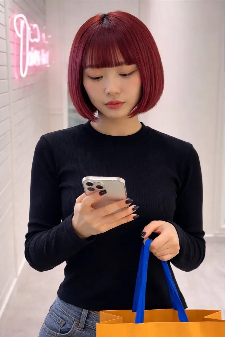 ショート ヘアカラー トリートメント 髪質改善、癖毛直し 縮毛矯正が得意のヘアスタイル