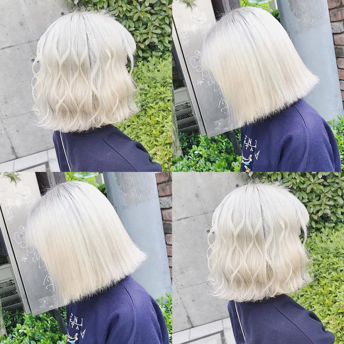 ミディアム カラー ヘアアレンジ ヘアカラー トリートメント TAKUMAブリーチ /切りっぱなし🪽のヘアスタイル
