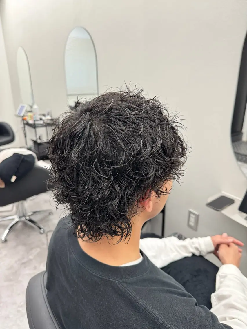 ミディアム カラー パーマ メンズ 【メッシュ×パーマ】 ❤️🔥Koukiのヘアスタイル
