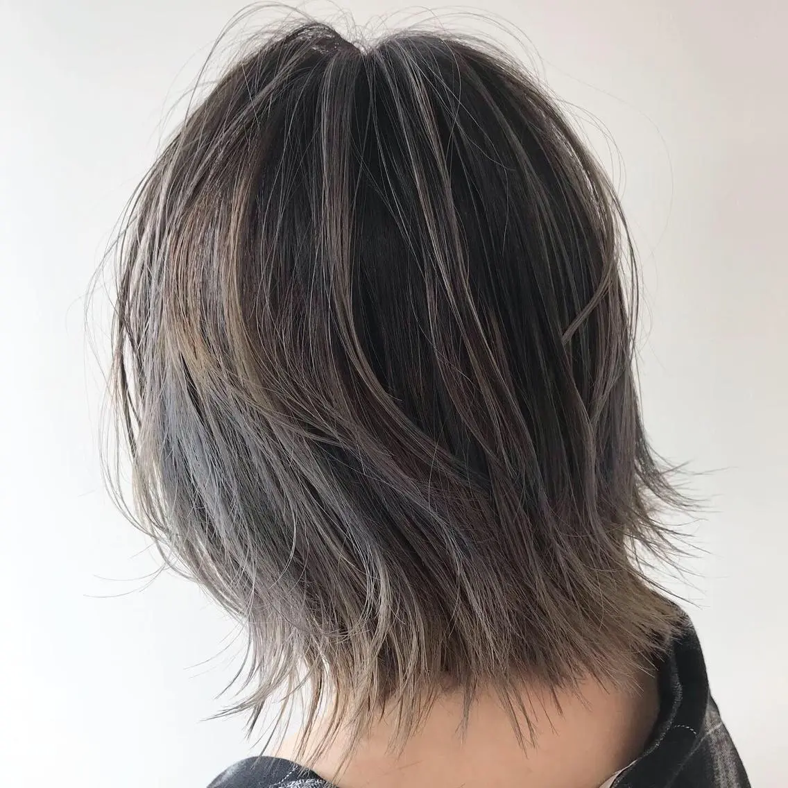 ミディアム カラー カット ヘアカラー トリートメント Lien 深井店のヘアスタイル