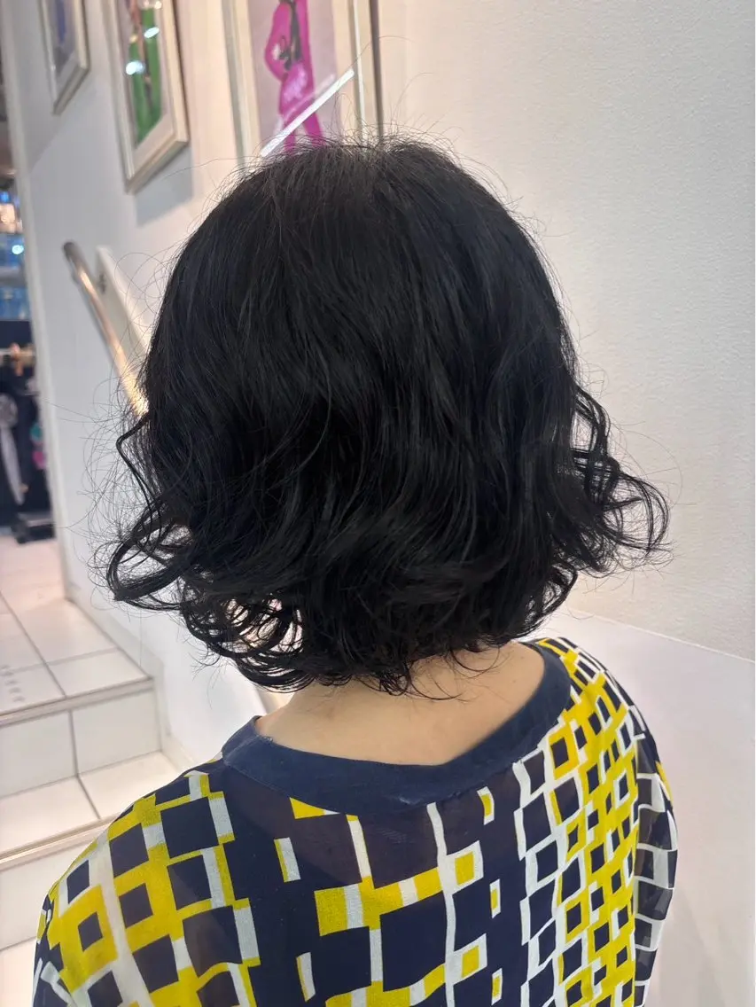 パーマ 岸本 謙生のヘアスタイル