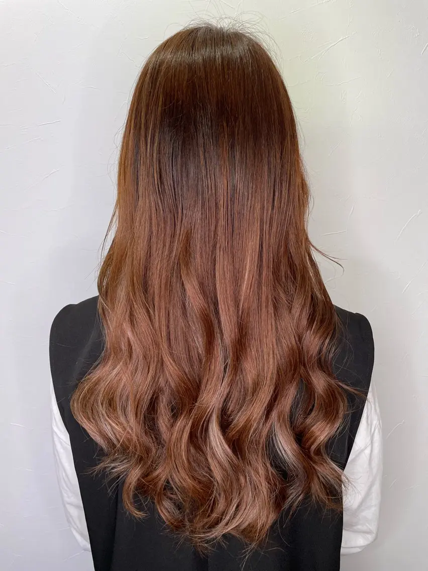セミロング エクステ エクステ＊美髪サロン KR2S河内長野店長のヘアスタイル