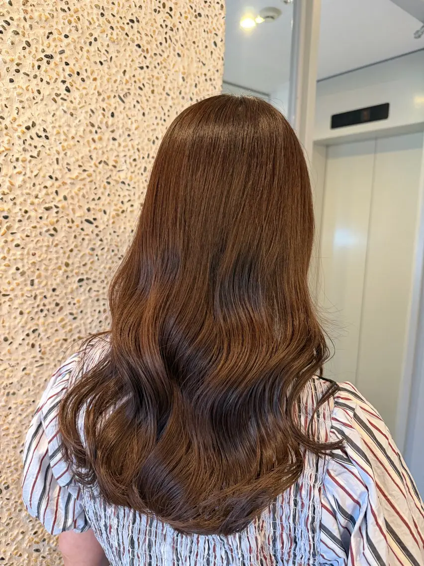 セミロング トリートメント ヘアカラー トリートメント 村田 未来のヘアスタイル