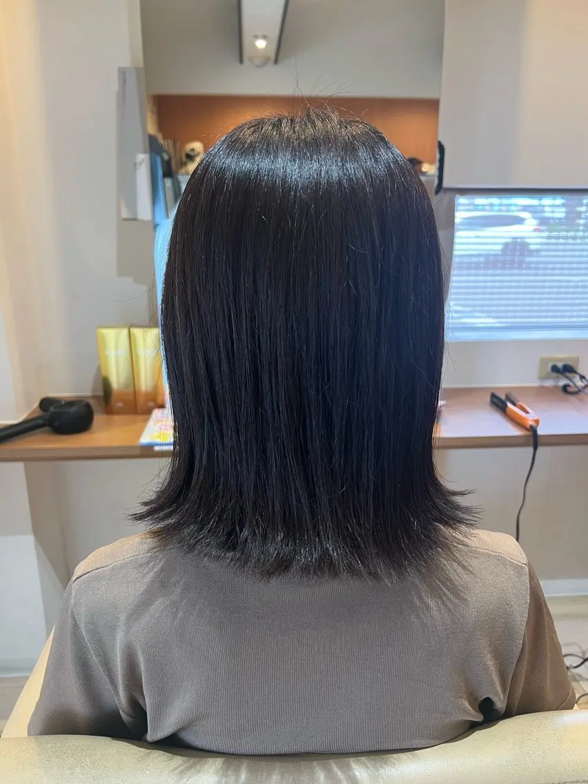 ミディアム カット ヘッドスパ cyan Amiのヘアスタイル