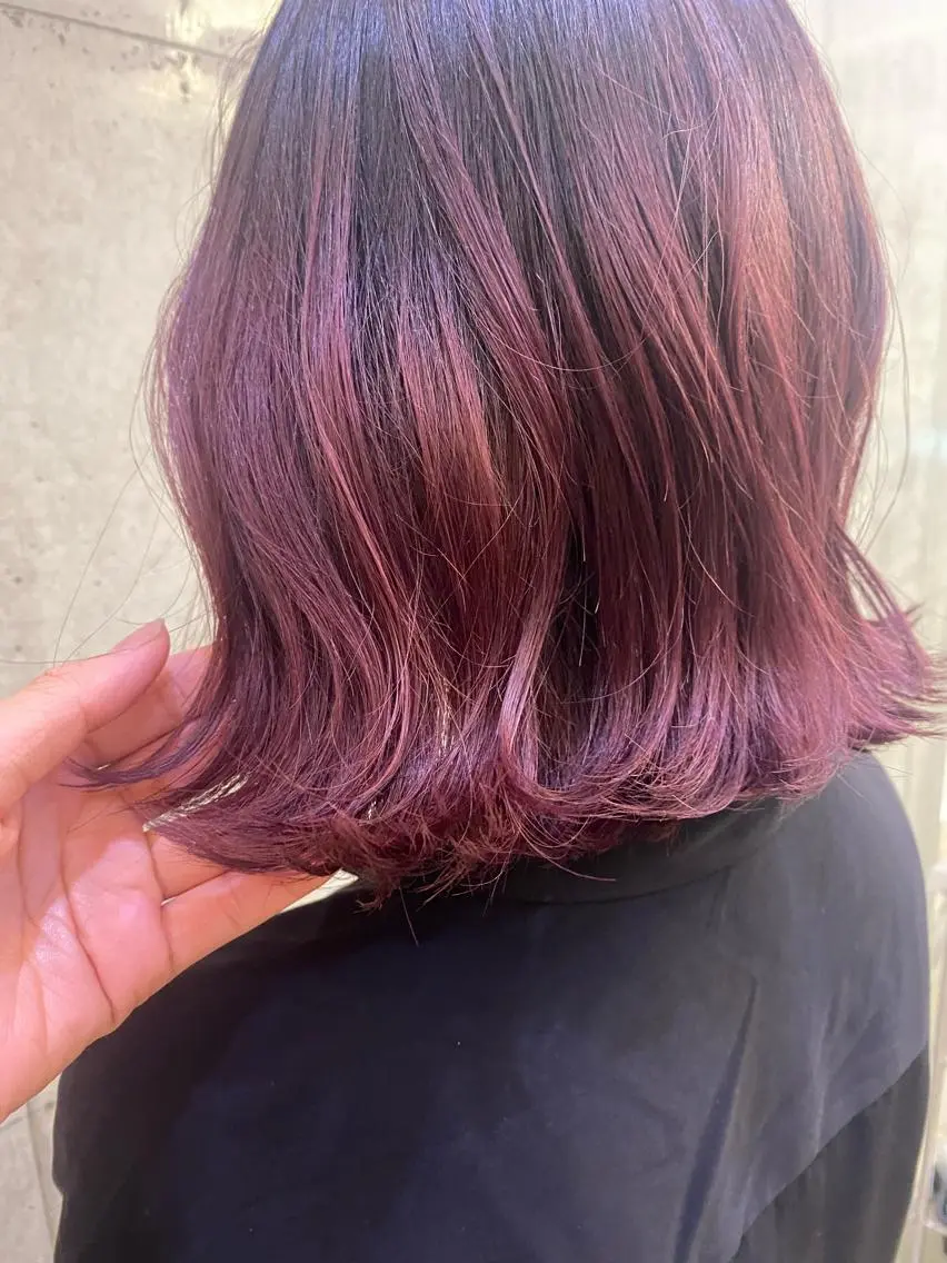 💄 カット+カラー +クレンジングトリートメント付💐✨ ※営業時間外のみの写真