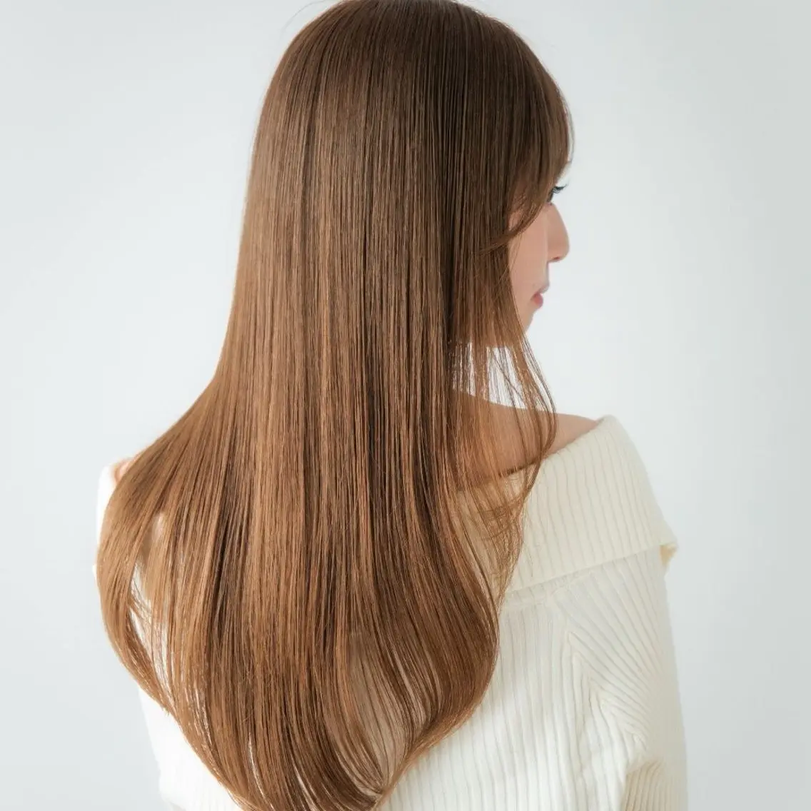 ロング パーマ カット 縮毛矯正 《艶髪質改善》 かのん☽⑅ ˖のヘアスタイル