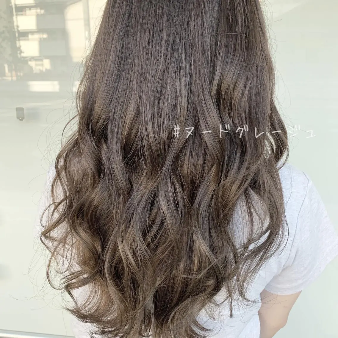 ロング ヘアカラー レイヤー/艶髪カラー 森本くるみのヘアスタイル