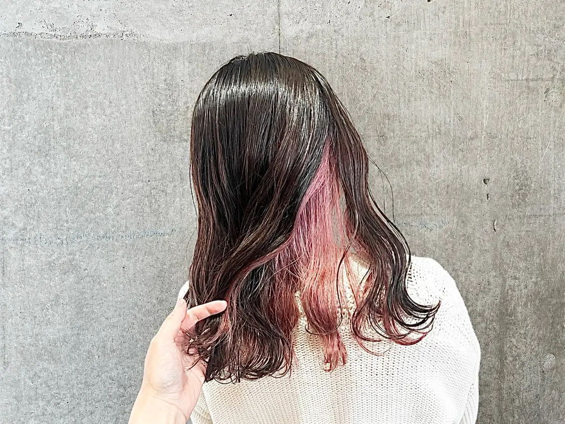 セミロング カラー 蓮見友里 PiSTA/portのヘアスタイル