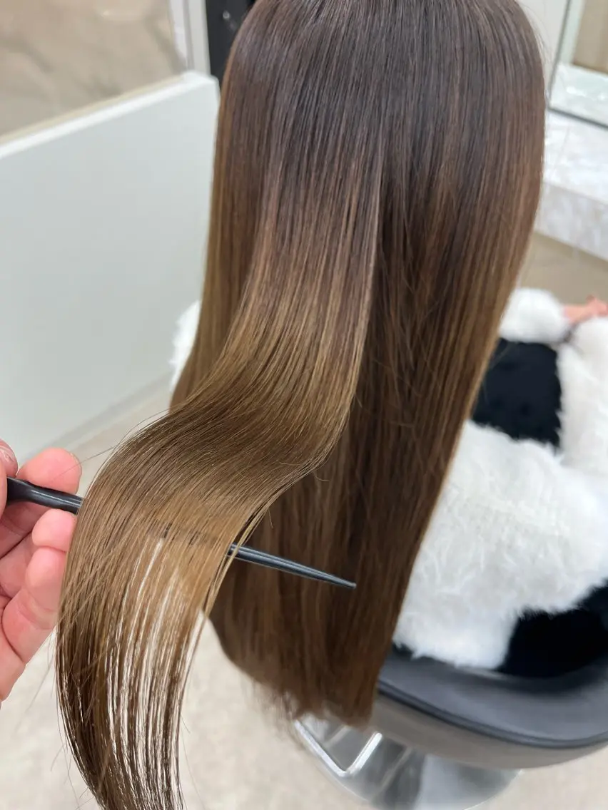 ロング 竹内 蓮のヘアスタイル